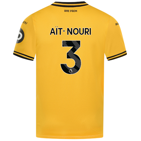 Wolverhampton Wanderers Shop | 3 AIT-NOURI Wolverhampton Wanderers Merchandise